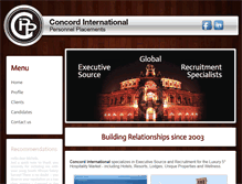 Tablet Screenshot of concord.org.za