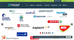 Desktop Screenshot of concord.hu