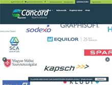 Tablet Screenshot of concord.hu