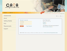 Tablet Screenshot of capa.portal.concord.org